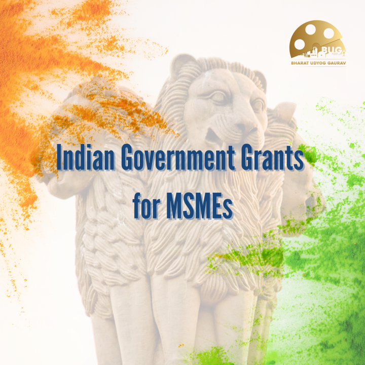 INDIAN GOVERNMENT GRANTS FOR MSMEs