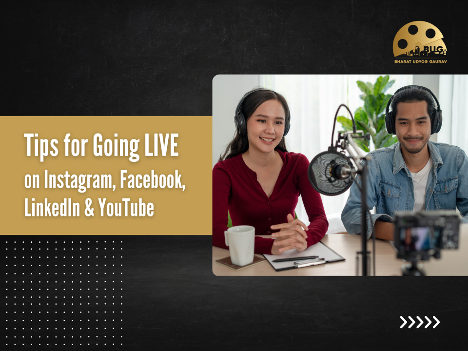 Tips for Going LIVE on Instagram, Facebook, LinkedIn & YouTube